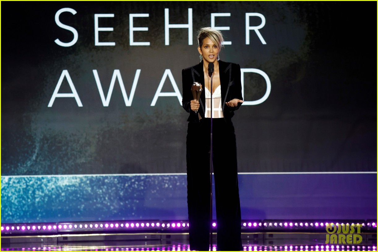 Halle Berry Honored with SeeHer Award at Critics' Choice Awards 2022