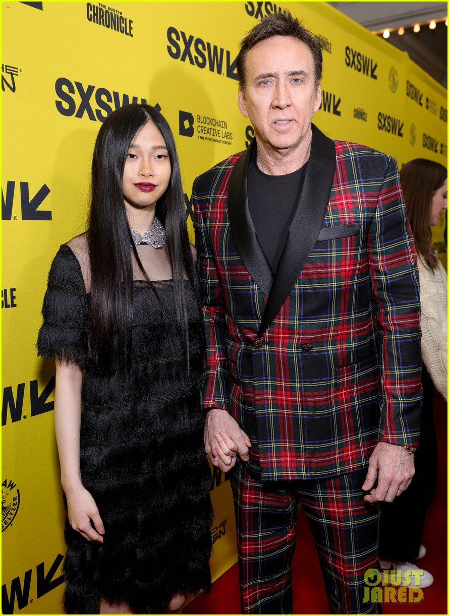 Nicolas Cage Joined by Pregnant Wife Riko Shibata at 'The Unbearable