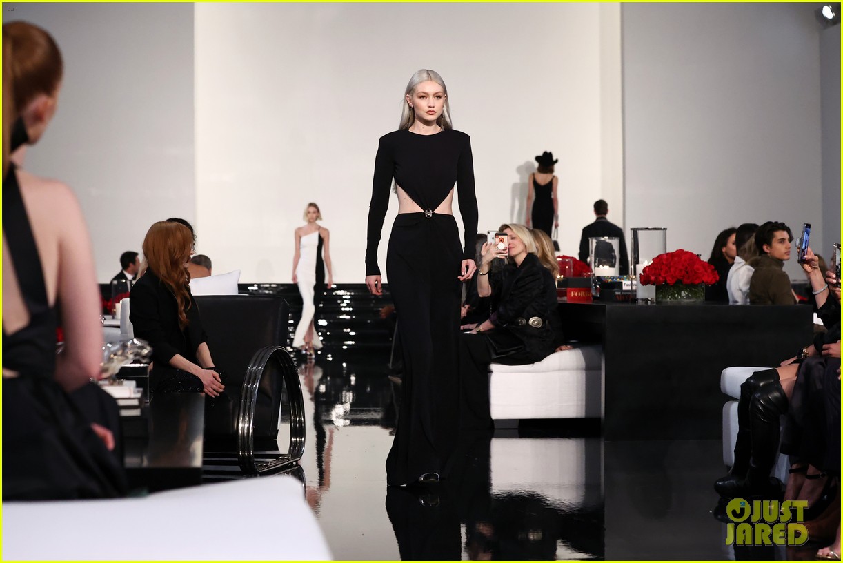 Gigi & Bella Hadid Hit the Runway for Ralph Lauren' Fashion Show Photo