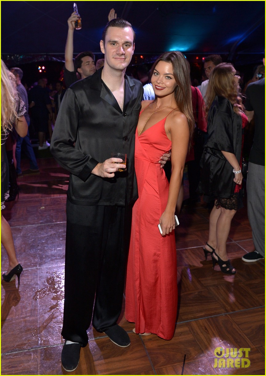 Harry Potter Actress Scarlett Byrne Husband Cooper Hefner Welcome Twins Photo Birth Blossom Hefner Celebrity Babies Cooper Hefner Marigold Hefner Scarlett Byrne Pictures Just Jared