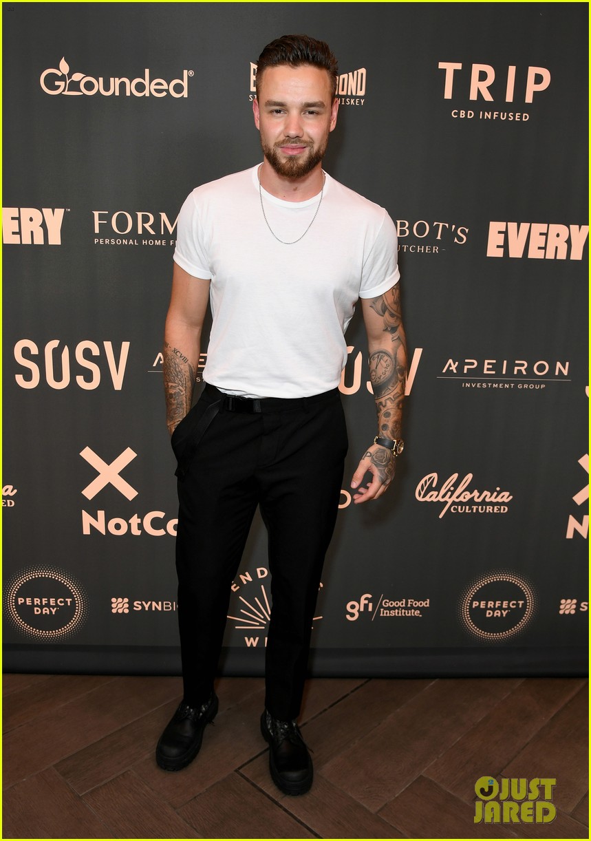 liam payne maya henry coordinate outfits for taste the future luncheon 064732189