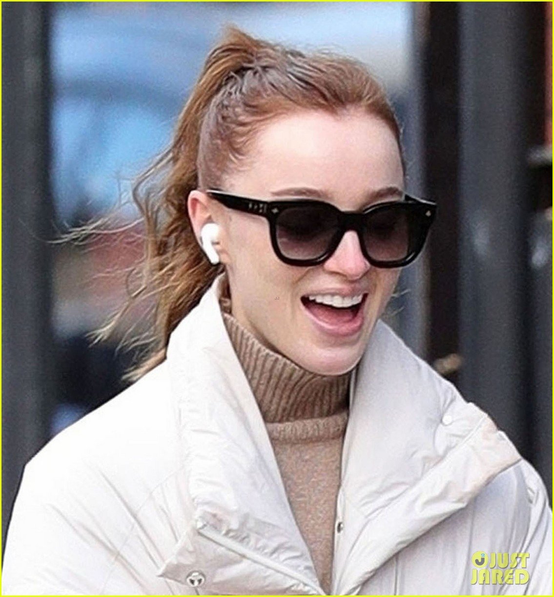 Photo: phoebe dynevor all smiles taking her dog for a walk 13 | Photo