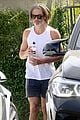 chris pine spotted in tank top and shorts 02
