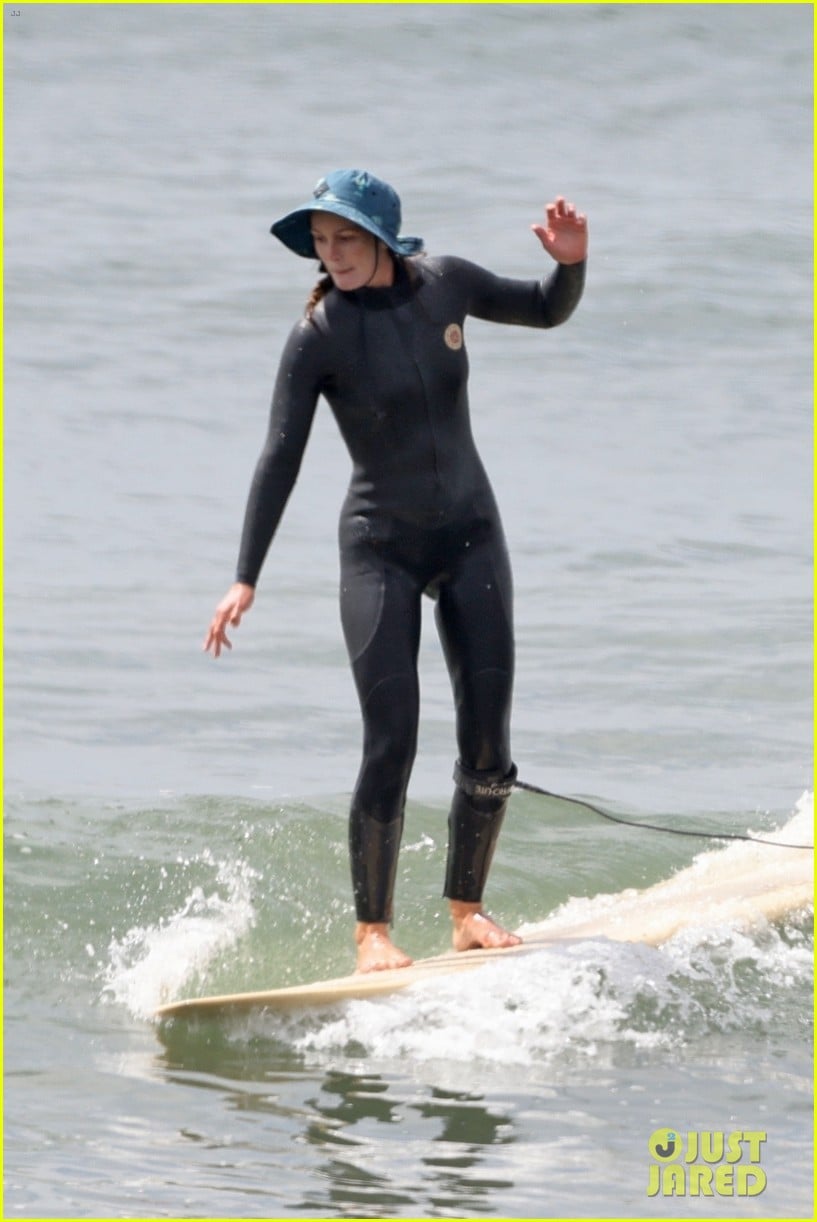 Full Sized Photo of adam brody shirtless surfing with leighton meester