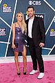 carrie underwood purple animal print dress mike fisher cmt awards 02