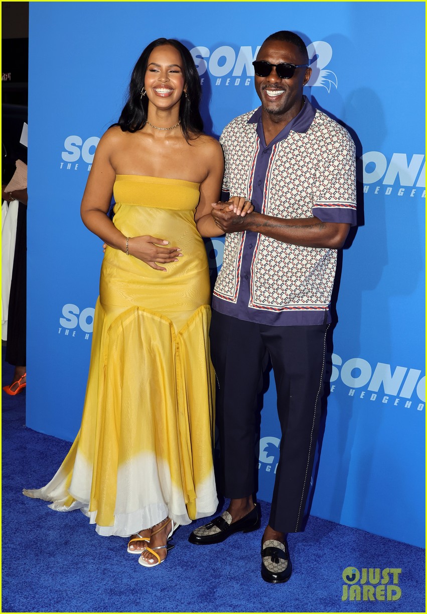 idris elba joined by wife sabrina daughter isan at sonic 2 174740382