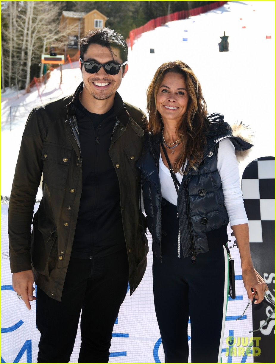 Henry Golding is Joined by Wife Liv Lo & Daughter Lyla at Park City Ski