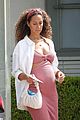 leona lewis cradles baby bump day out in la 02