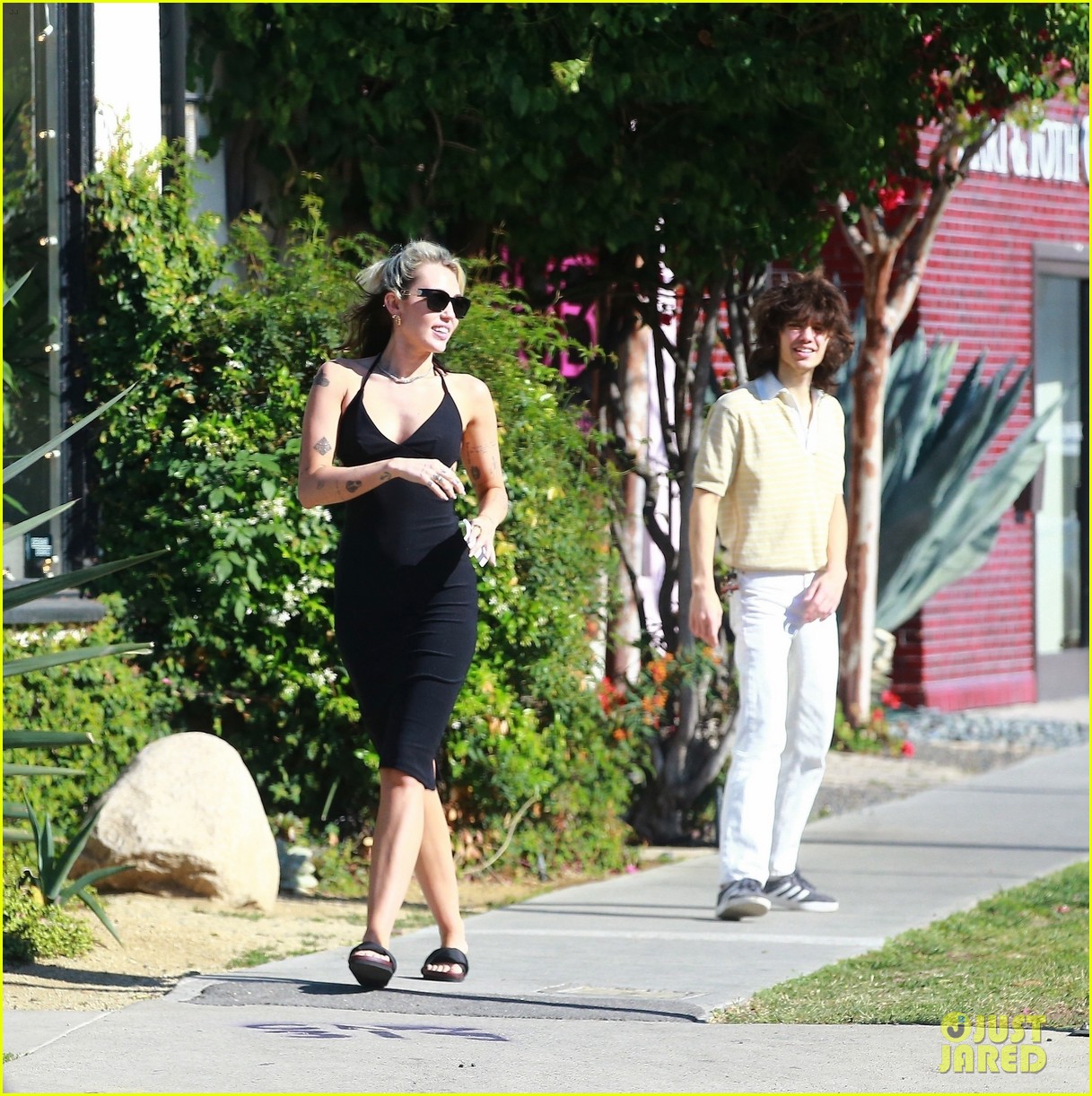 Miley Cyrus & Maxx Morando Share a Kiss During a Day Out in WeHo