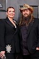 chris stapleton joined by wife morgane at grammys 04