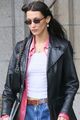 bella hadid wears leather jacket to meeting in nyc 04