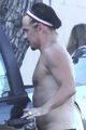 colin farrell goes shirtless for morning hike 05