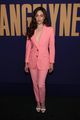 emmy rossum goes pretty in pink suit angelyne fyc event 03