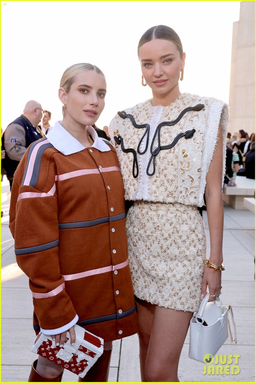 Emma Roberts Joins Miranda Kerr & Gemma Chan at Louis Vuitton
