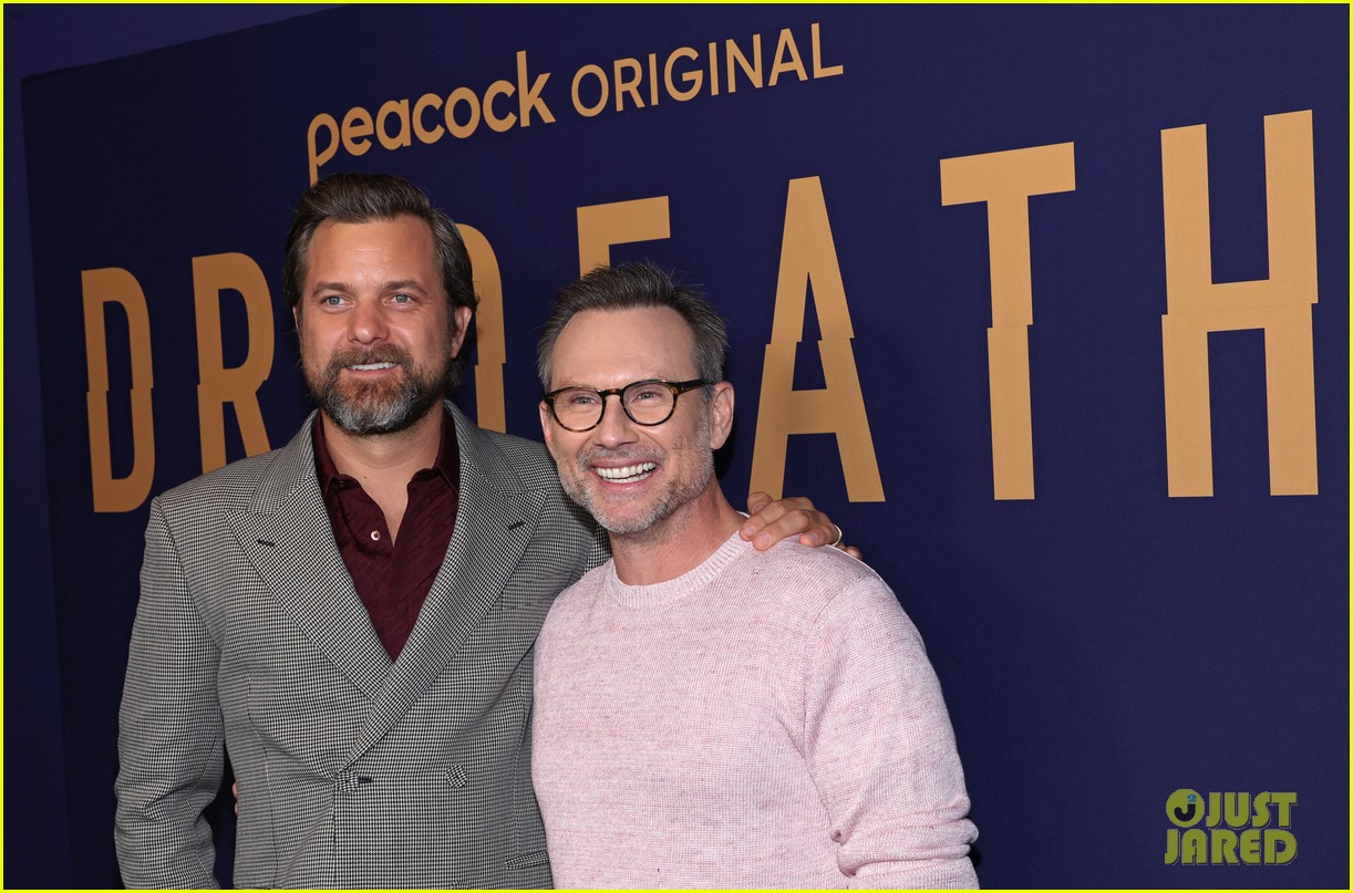 Joshua Jackson & Christian Slater Meet Up To Talk 'Dr. Death' at FYC