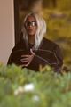 kim kardashian pairs bleached blonde hair with all black outfit saturday outing 01