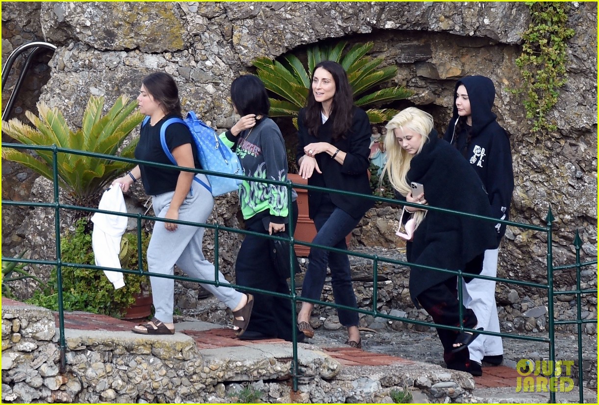 Kourtney Kardashian & Travis Barker Spotted in Portofino Ahead of Their