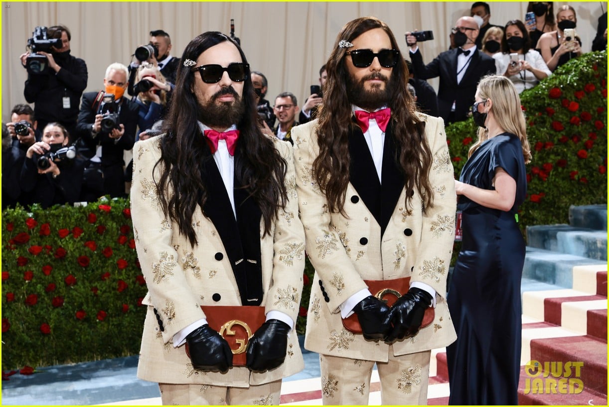 Jared Leto & Gucci Designer Alessandro Michele Are Twins at Met Gala