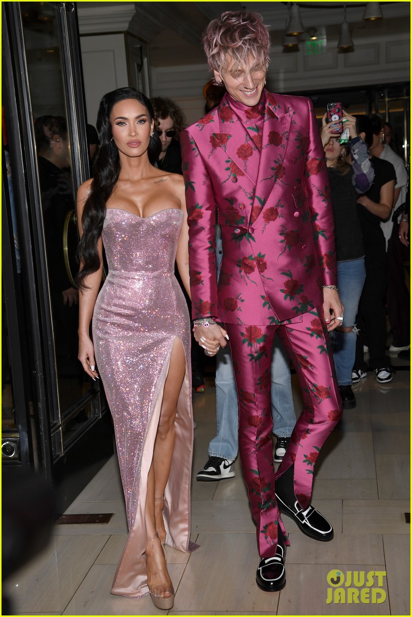 Machine Gun Kelly Lights Up at 'Good Mourning' Premiere with Fiancee