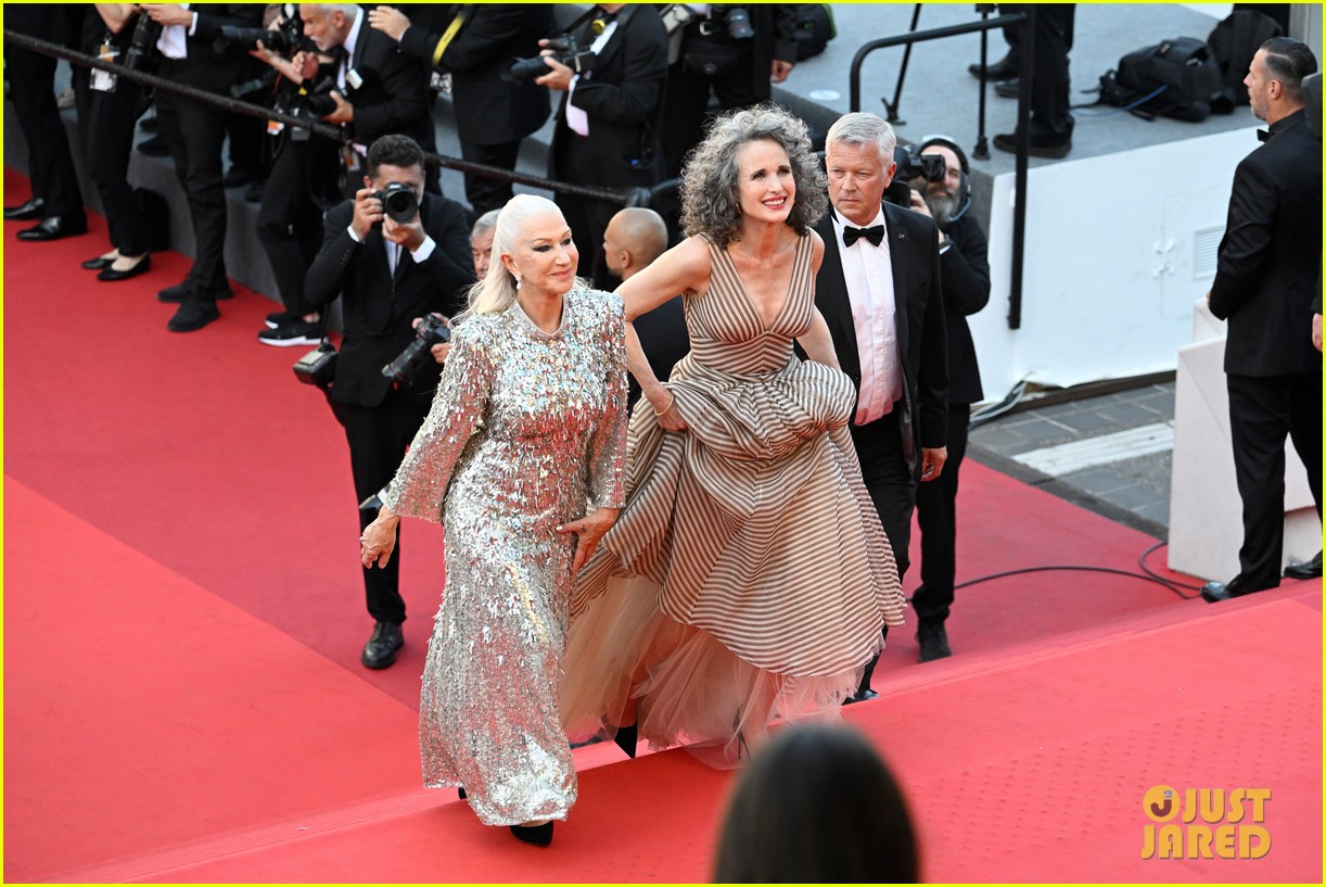 Helen Mirren Wows with Super Long Hair Extensions on Cannes Red Carpet:  Photo 4766166 | 2022 Cannes Film Festival, Andie MacDowell, Helen Mirren  Pictures | Just Jared