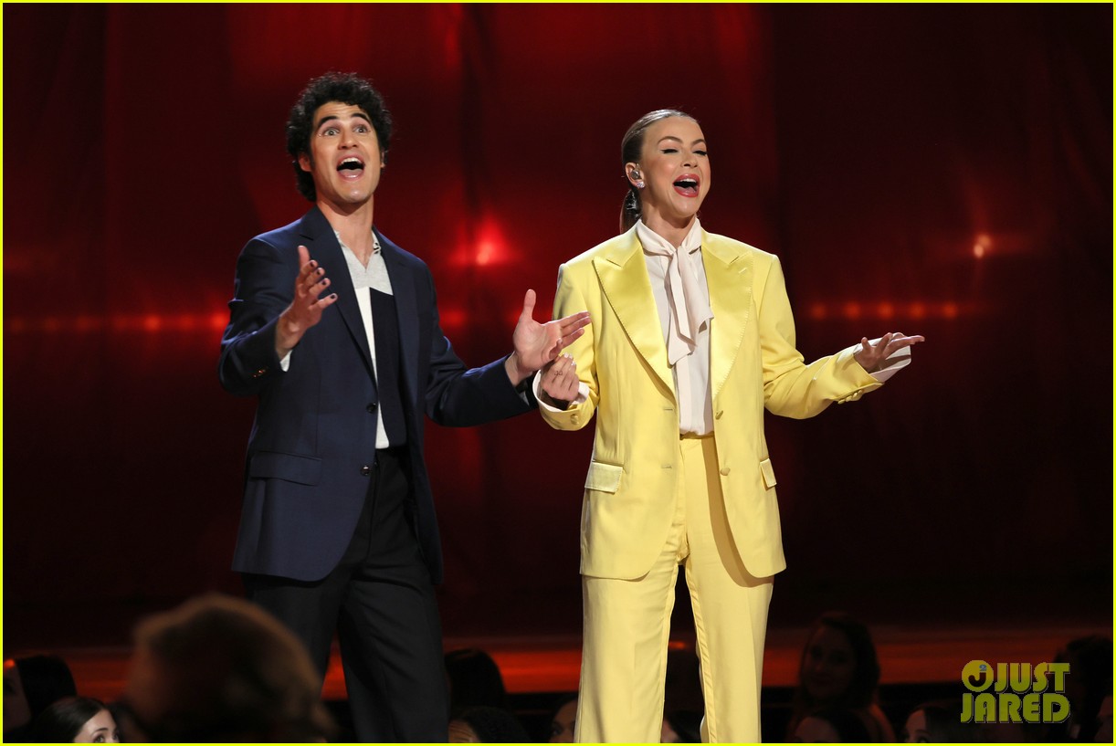 darren criss wrote his julianne hough opening number for tony awards act one 164774850