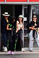 lily james flies out of glastonbury with gemma chan 03