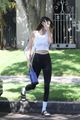 kendall jenner gets in a workout at pilates class 16