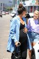 leona lewis wears baby bump hugging bodysuit for appointment 06