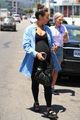 leona lewis wears baby bump hugging bodysuit for appointment 15