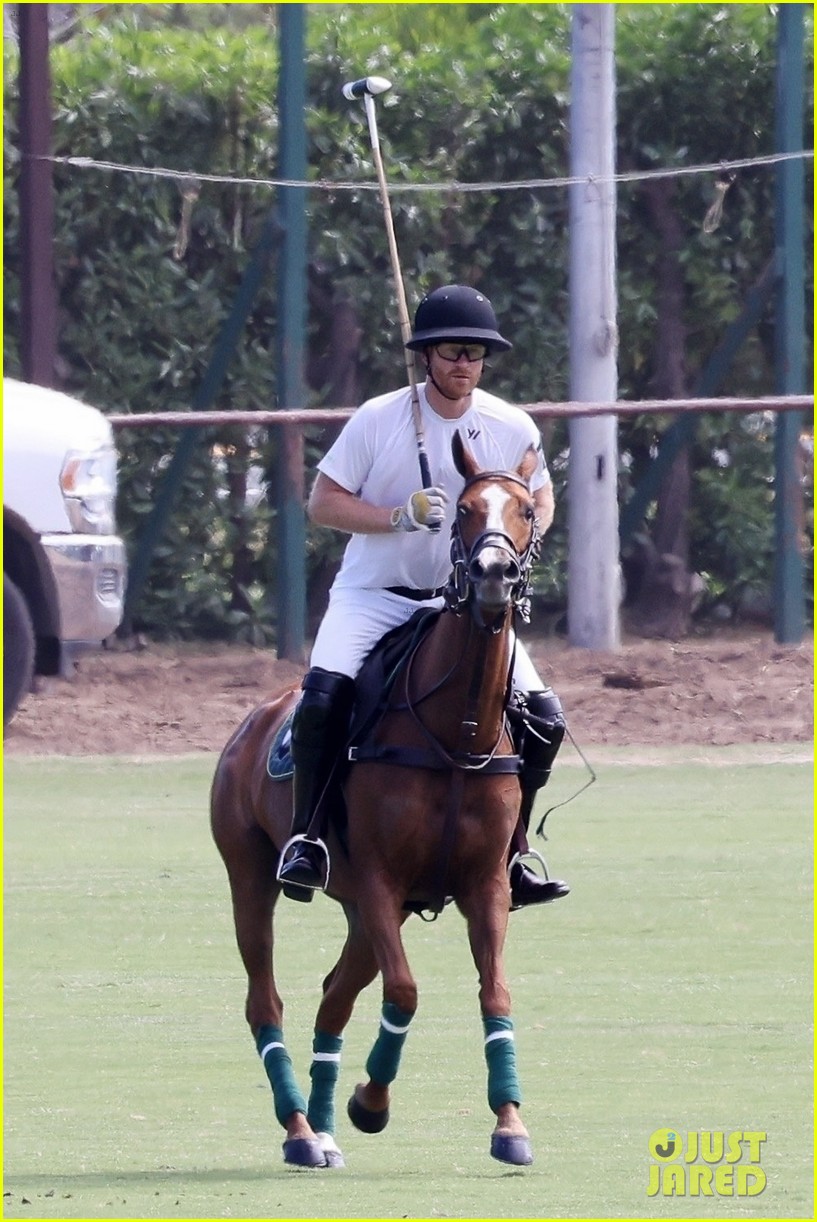 Meghan Markle Spotted Supporting Prince Harry at Polo Match in Santa