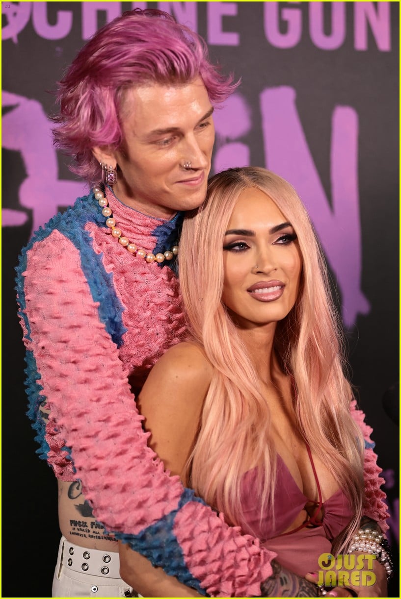 Machine Gun Kelly & Megan Fox Match in Pink at His 'Life in Pink(02)