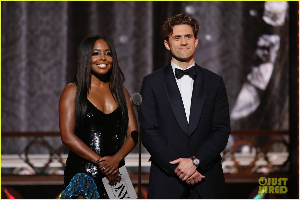Aaron Tveit & Girlfriend Ericka Hunter Couple Up at Tony Awards 2022