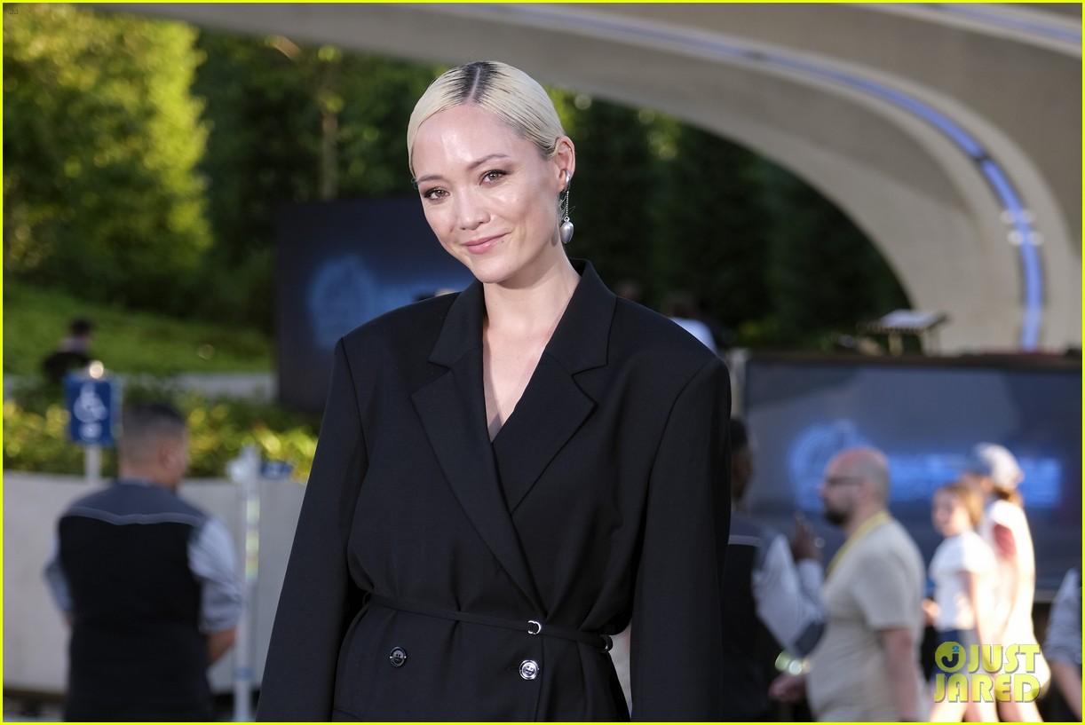 Brie Larson Wears Golden Cape to Marvel Avengers Campus Opening at