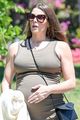 ashley greene wears bump hugging dress day out in beverly hills 02