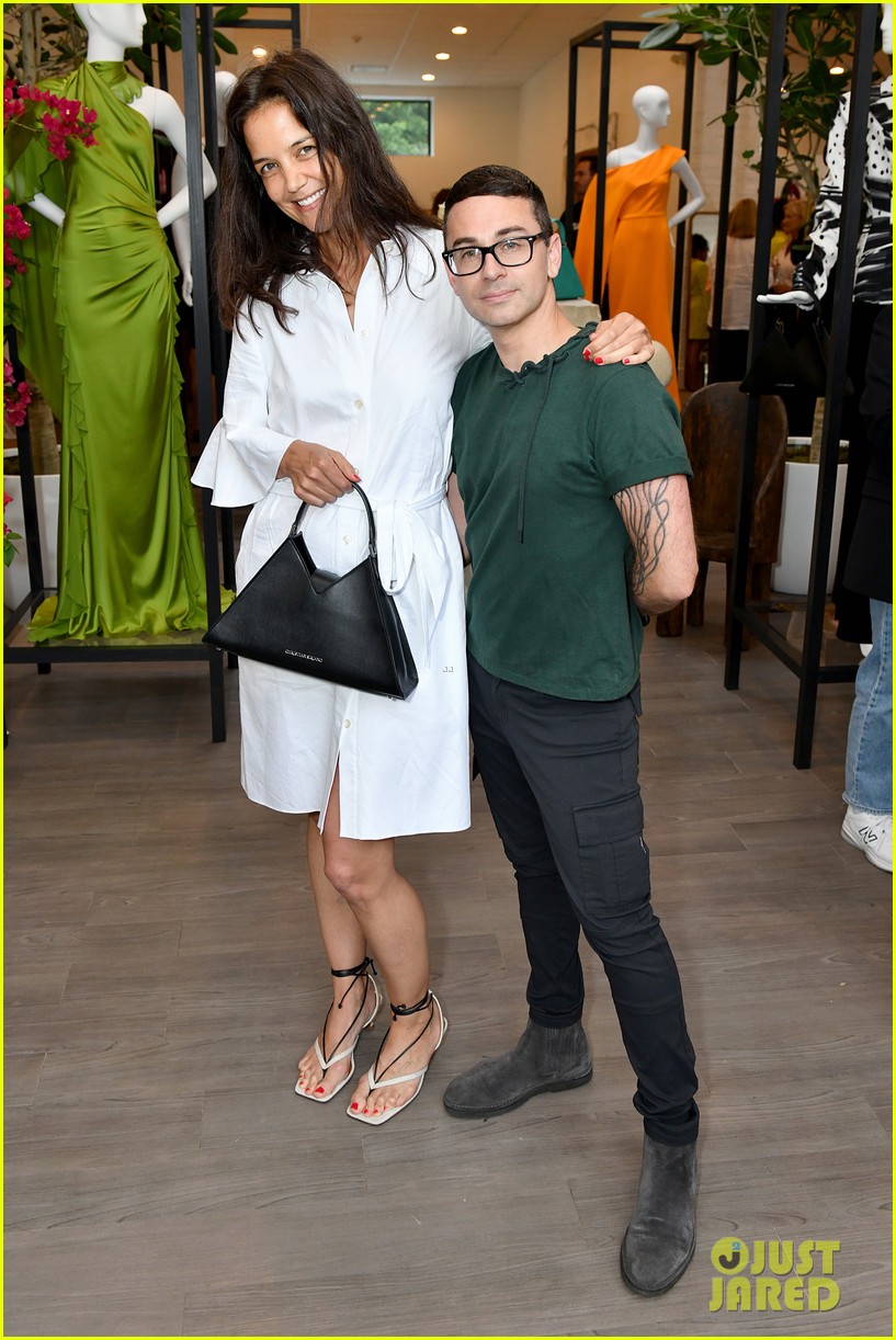 katie holmes debra messing opening of the collective west store 154788223