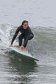 leighton meester catches some waves while surfing in santa monica 03