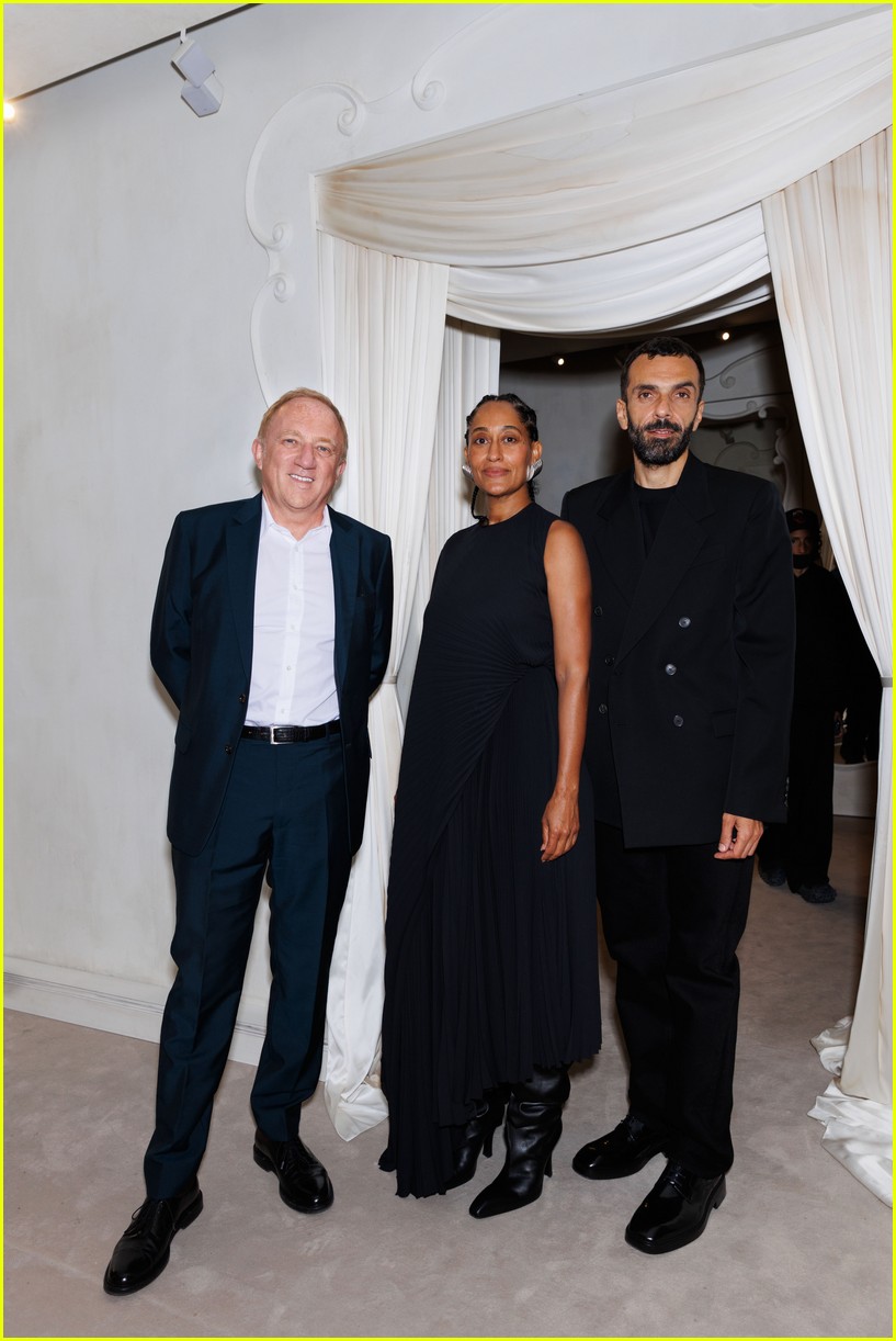 North West & Kris Jenner Support Kim Kardashian at Balenciaga Fashion