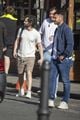 penn badgley heads out after wrapping filming you for the day 14