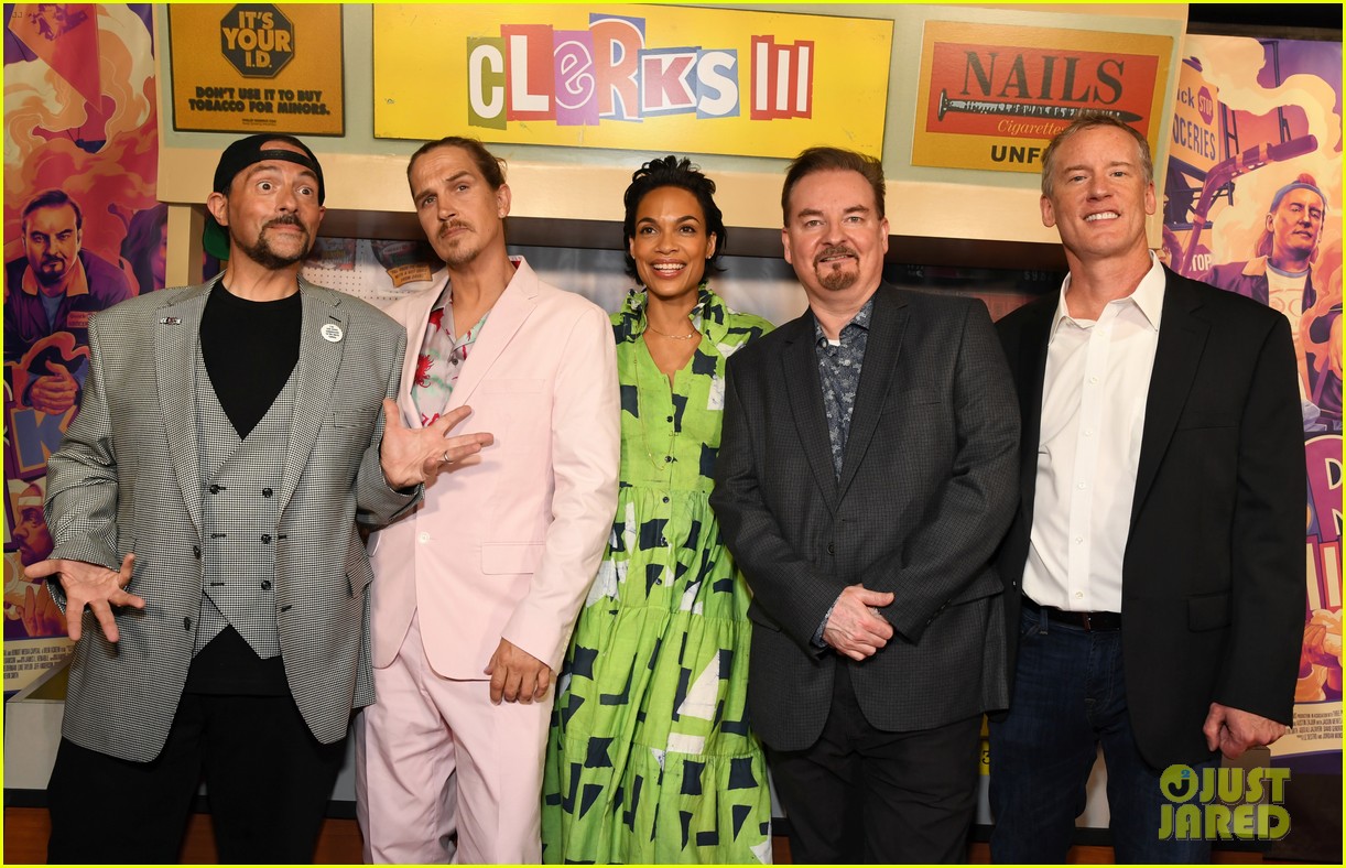 Kevin Smith Celebrates the Premiere of 'Clerks III' with Rosario Dawson