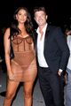 robin thicke april love geary sheer outfit dinner date 02