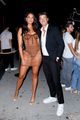 robin thicke april love geary sheer outfit dinner date 03