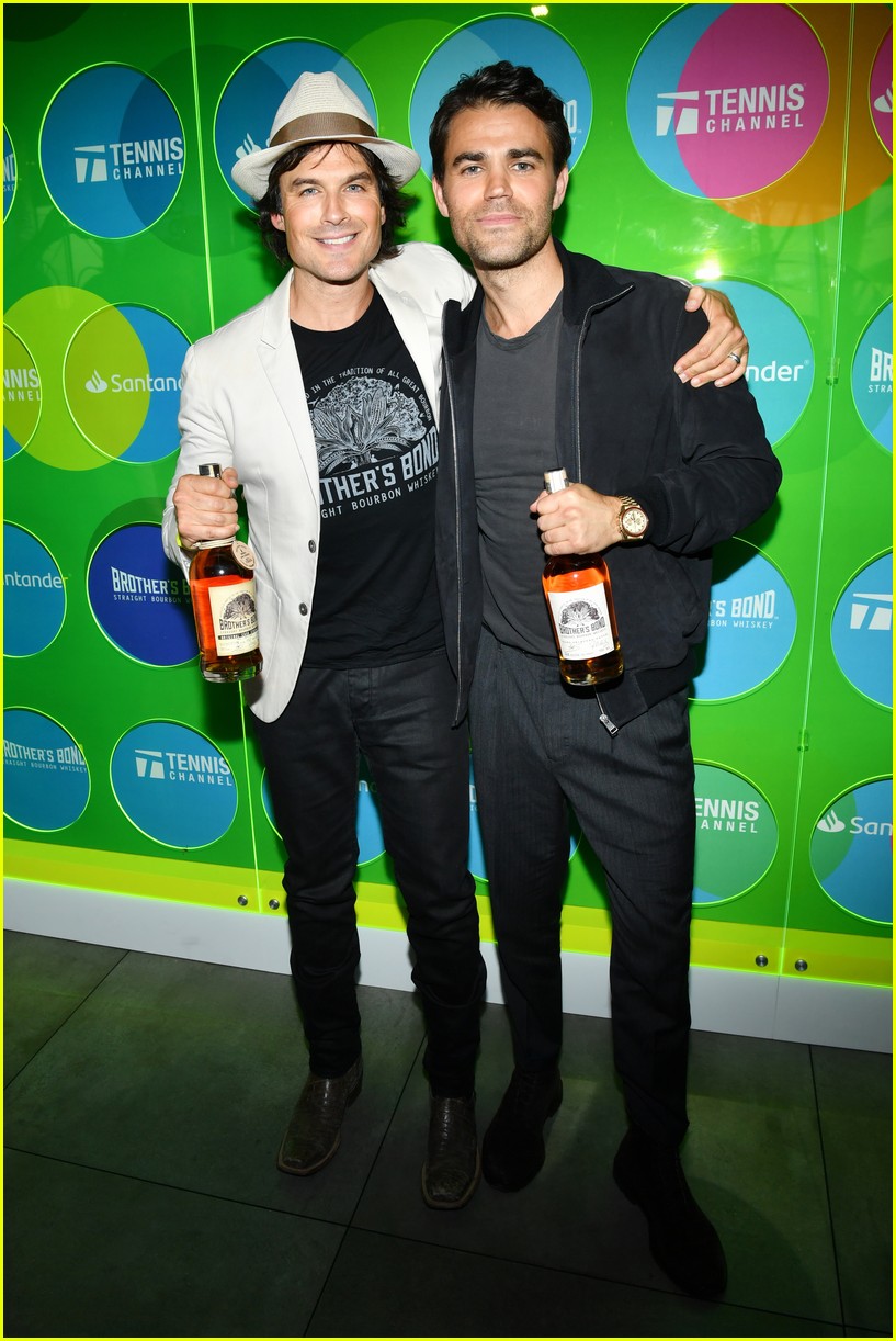 Ian Somerhalder & Paul Wesley Kick Off US Open with Their Brother’s
