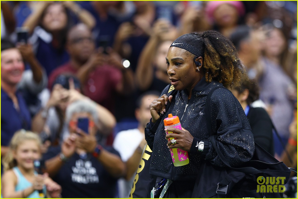 Serena Williams Makes U.S. Open Entrance Wearing a Train Ahead of