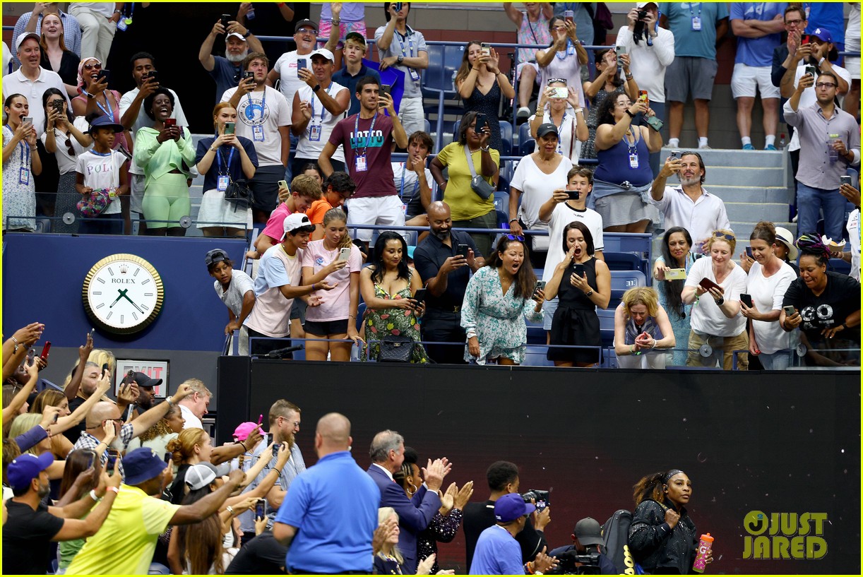 Serena Williams Makes U.S. Open Entrance Wearing a Train Ahead of