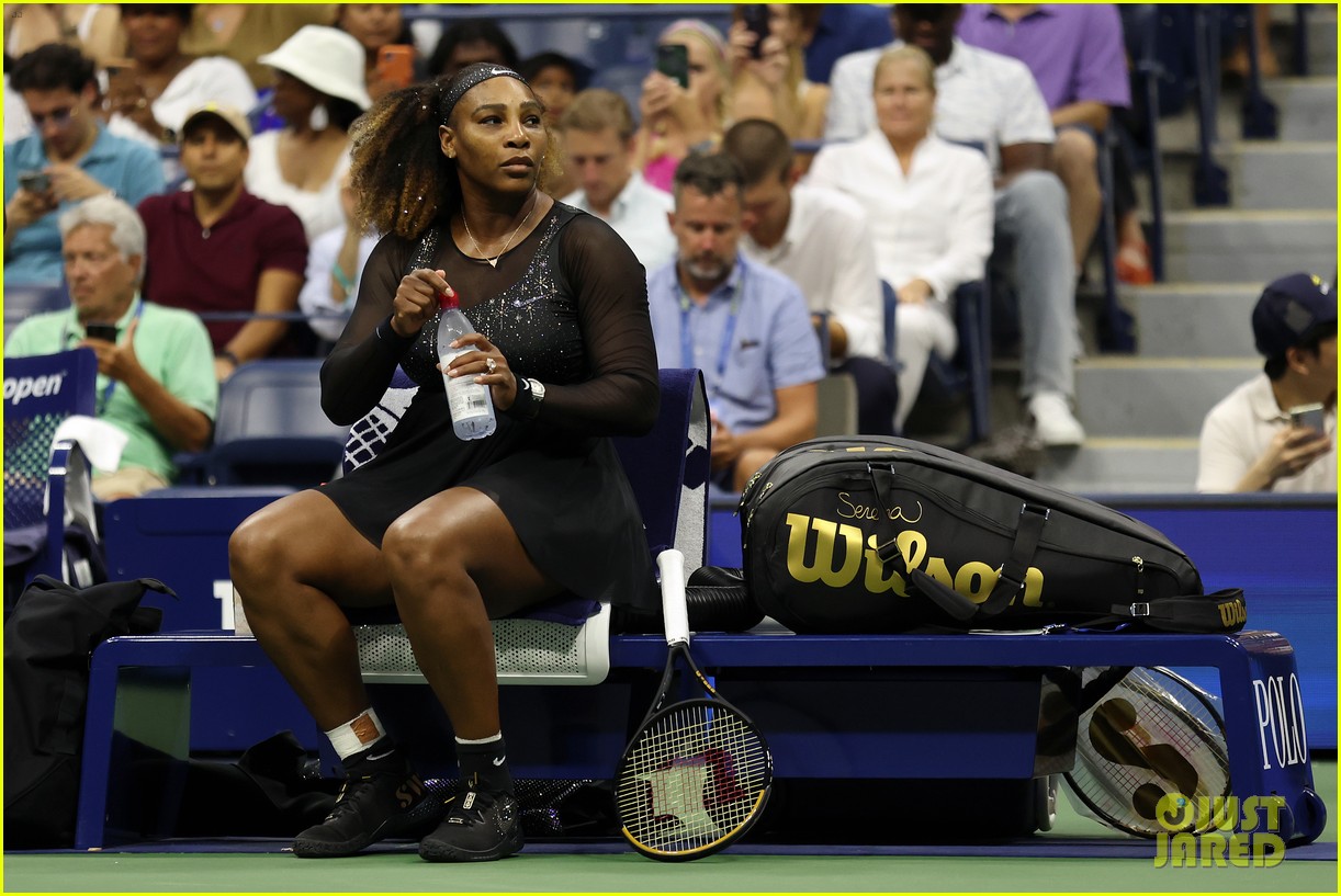 Serena Williams Makes U.S. Open Entrance Wearing a Train Ahead of