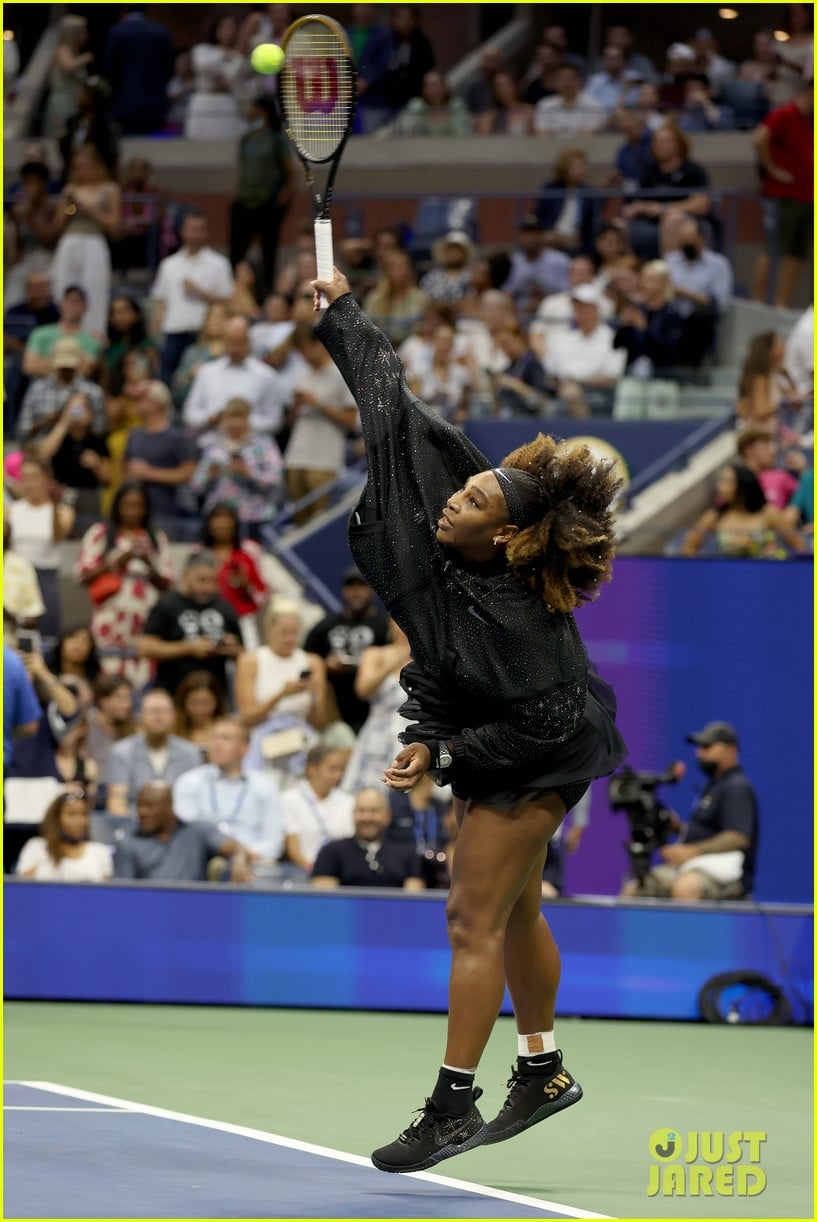 Serena Williams Makes U.S. Open Entrance Wearing a Train Ahead of