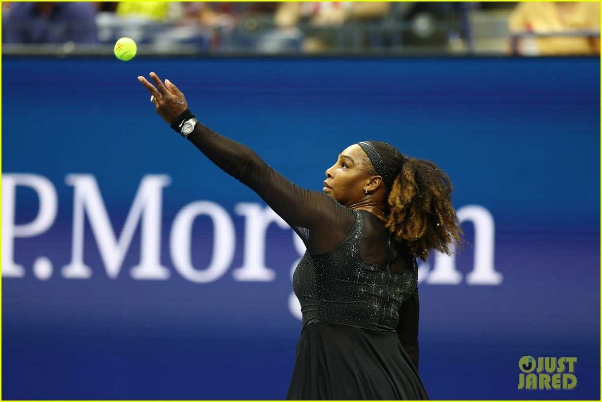 Serena Williams Makes U.S. Open Entrance Wearing a Train Ahead of