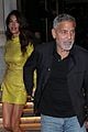 amal clooney yellow dress change george after ticket premiere 03