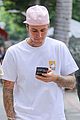 hailey bieber justin bieber coffee run after selena comments 04
