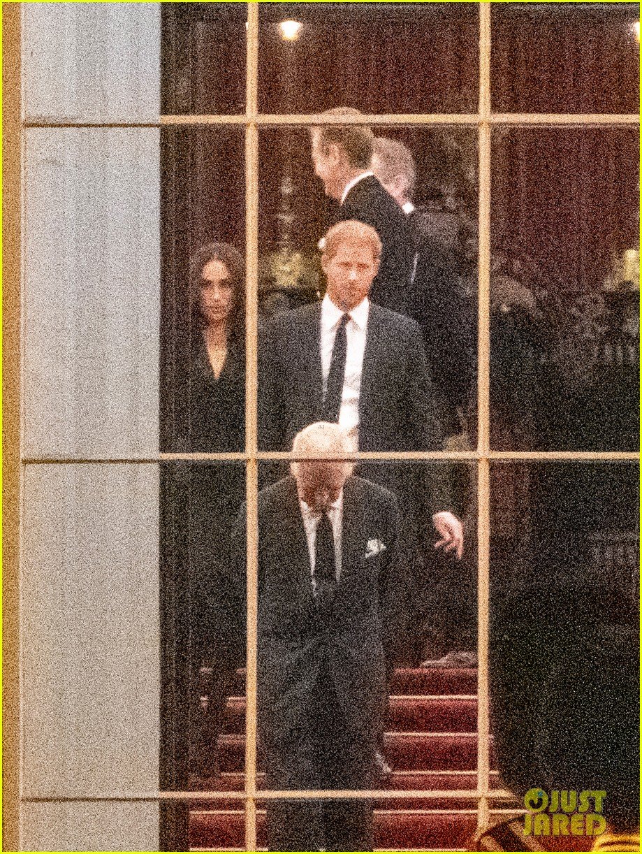 Prince Harry & Meghan Markle Spotted in Buckingham Palace for Queen